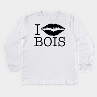 i kiss bois Kids Long Sleeve T-Shirt